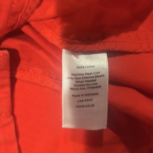 Twill red jacket from Talbots outlet - Picture 6 of 7